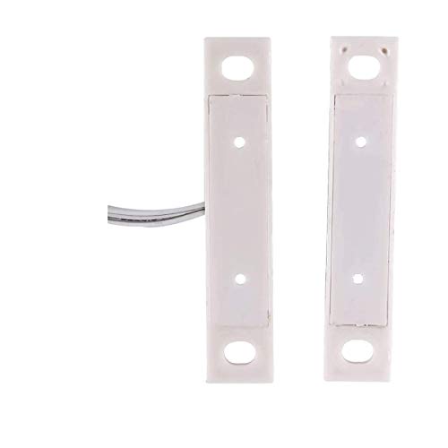 MC-32-NC-Surface-Mount-Wired-Security-Window-Door-Contact-Sensor-Alarm-Magnetic-Reed-Switch-White-6-Sets