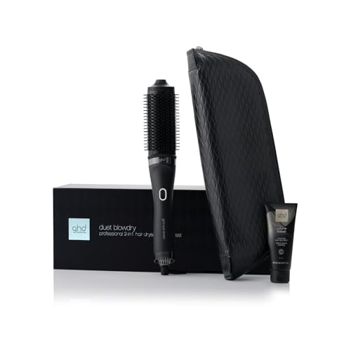 GHD Cepillo Secador Profesional 2 en 1, Ghd Duet Blowdry, con Tecnología Heat-Air Xchange y Estuche Negro