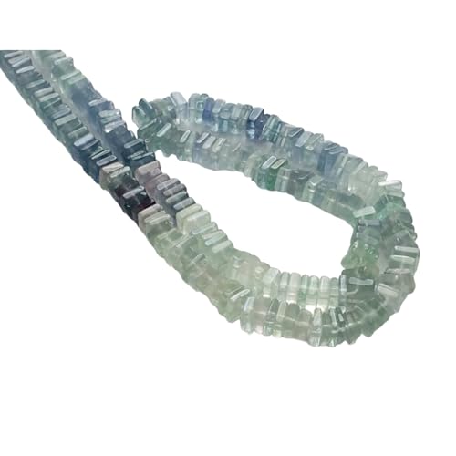 Entretoise en fluorite Heishi 5mm pour espacer vos perles sans alourdir vos bijoux