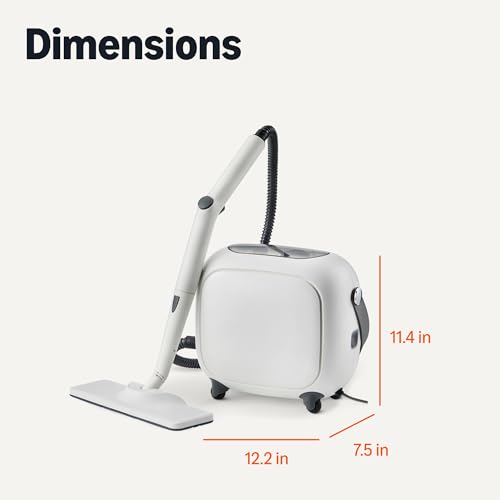 Image of Amazon Basics Multipurpose Steam Cleaner for Home with 22 Accessories, Chemical-Free Cleaning, Powerful Steam, 51oz Tank, 1500W, White