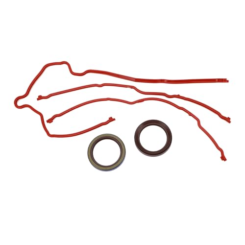 RATCHROLL Timing Cover Gasket Set for Ford 4.6L 281CID V8 Engine Long-lasting Sealing Vehicle Timing Cover Gasket Metal,Rubber 1 Set