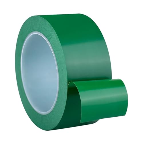 YBAAKZIIR Warning Tapes， PVC Self-Adhesive Hazard Warning Tape 33.0m X 50mm Multicolor Pack Of 2(Green)