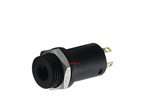 3.5Mm Mini Stereo Panel Mount Jack Connector - 3.5Mm Headphone Audio Video Female Vertical Jack Socket Plug With Nuts,Full Gold-Plated High Temperature 4 Channel, Pack Of 10, Lsgoodcare #TOP3