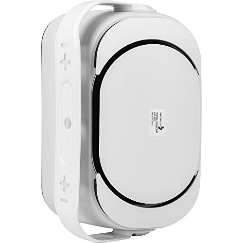 Dayton Audio Io65Xtw 6-1/2" Ip66 70/100V 8 Ohm Indoor/Outdoor 2-Way Speaker Pair W/Radiator White #TOP1