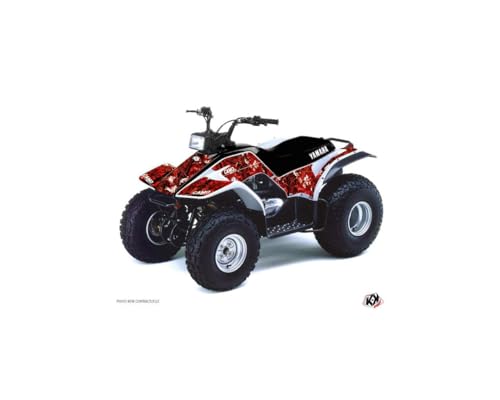 Kit déco quad camo Yamaha Breeze rouge pour les randonnées