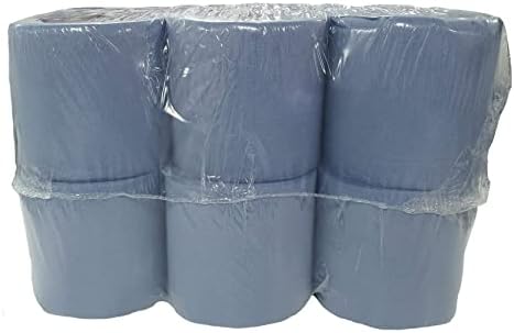 12 x Centre Feed Rolls Blue Tissue Paper Roll (2 Ply)