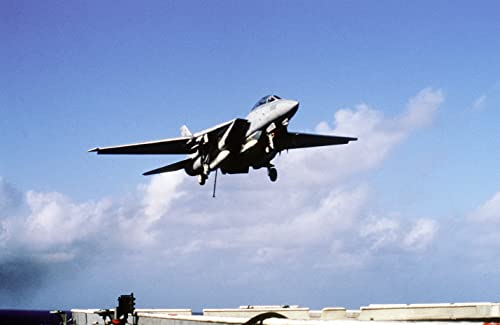 Home Comforts F-14A Tomcat USS Kitty Hawk Poster 12x18
