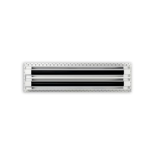 Image of BUILDMART - 18x4 MUD-in Air Vent Cover - Drywall MUD in White Air Vent - MUD Linear Slot Diffuser - Register Grille for Ceiling and Walls - Texas Buildmart