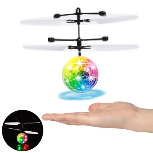 OSDUE Fliegender Ball, Drohne, Helikopter, Flying Ball Fly Magic Spinner Boomerang Spielzeug für Kinder 6-10+