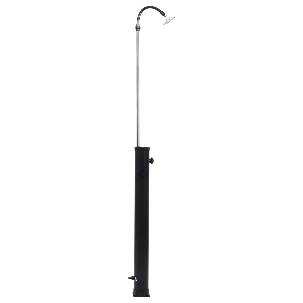 Generico Doccia Solare da Giardino Nera 215 cm 8 L,Casa e Giardino,Piscine e Spa,Accessori per Piscina e spa-92295