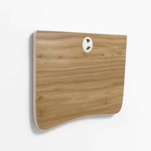 Image of Heartily 23.5 * 15.5 Inch Wall Mounted Folding Table | Compact Multipurpose Foldable Table with Strong Metal Bracket | 17 mm Thick | Study, Kitchen, Bedside, Utility Use (23.5 * 15.5 inches)
