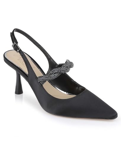 Jewel Badgley Mischka Tierney Braided Slingback Pumps