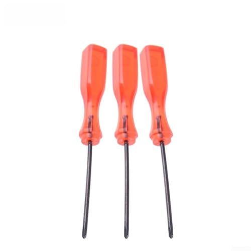 Juego de 3 destornilladores de tres alas Y1.5mm Y2.5mm para Wii, para Ds, Dsl, New 3ds, herramienta de reparación Psp, herramientas manuales de metal rojo para mantenimiento de consola de juegos