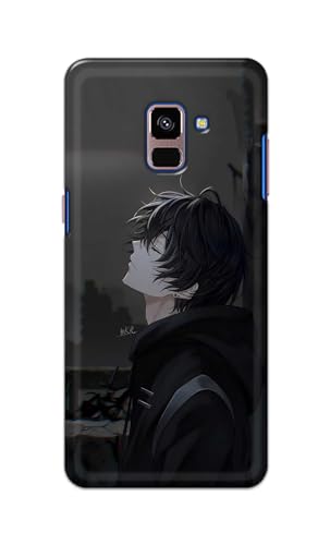 Image of Plastic Printfidaa Printed Hard Back Cover Case For Samsung Galaxy A8 Plus | A8+ Back Cover (Famous Anime Cartoon Character) -112, Multi