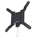 Amazon Basics Fixed Flat TV Wall Mount, Low Profile, for 12" to 40" TVs, VESA 200x200, 40 lbs Capacity, with Installation Template, Black