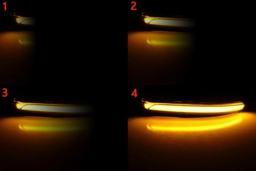 Intermitente de espejo retrovisor LED dinámico para indicador Passat B8 3G2 5