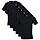 Gildan Men's Crew T-Shirts, Multipack, Style G1100, Black (6-Pack), Large