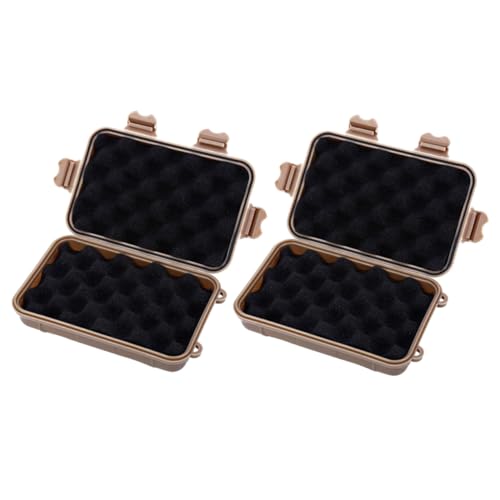 VICASKY 2pcs Wilderness Survival Box Container for Outdoor Adventures for Camping Hiking and Emergency Kits Shockproof and Versatile Storage