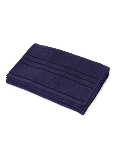 Image of Monte Carlo Essential 100% Cotton Bath Towel | 380 GSM Lightweight & Quick Dry | Soft Absorbent Compact Towel 60x120 cm | Bathroom Towel for Gym, Travel & Daily Use (Jazz) | Peacock Blue