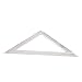 New Lon0167 200mm Scale Featured Metric Square Triangle reliable efficacy Ruler Measuring Tool Silver Tone(id:318 da 17 914)