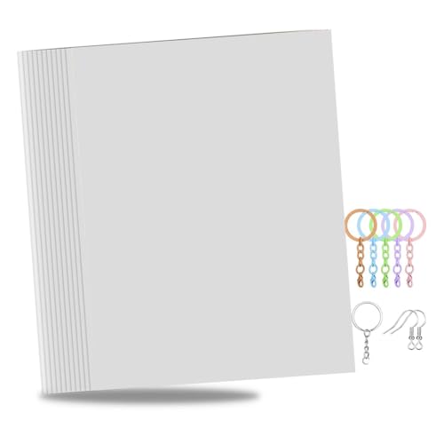 Fnfhsa Bedruckbare Schrumpffolien, 10 Stück