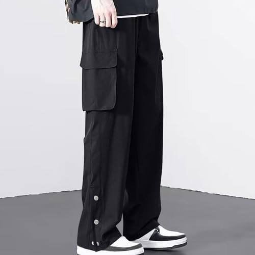 Cargo Pants for Men Casual Baggy Wide Leg Trousers Big and Tall Men Relaxed Fit Sweatpants with Multic Pockets Loose2