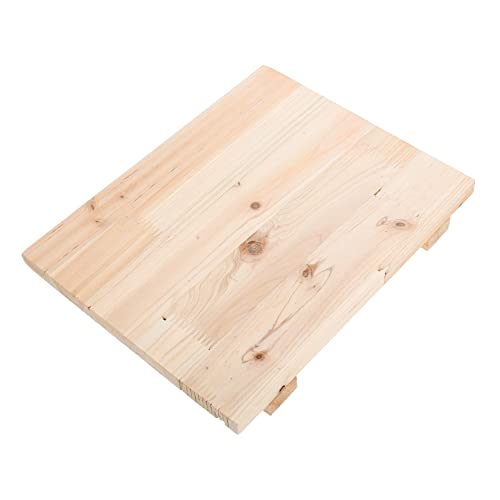 LALAFINA Clay for Pottery Making Natural Solid Wood Pottery Wedging Board Wooden DIY Board for Sculpture