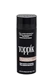 TOPPIK Hair Building Fibers, Light Brown, 1.94 oz.