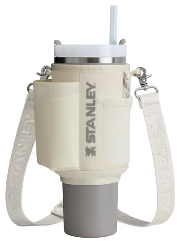 Image of STANLEY All Day Quencher Carry All for 40 oz Tumbler with Handle | Crossbody Bag with Phone Holder Pocket, Card Sleeve & Detachable Strap | Water Bottle Carrier Bag | BPA-Free |