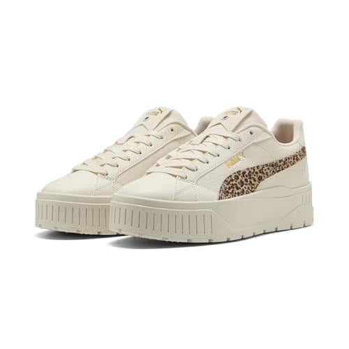 PUMA Damen Karmen Ii Animal Flair Sneaker, Alpine Snow Toasted Almond, 40 EU