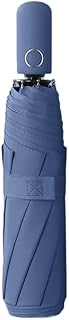 Compact Travel Folding Umbrella Automatic Open/Close Handle Coating Layer Fabric Blocking/Anti UPF 50 UV Protection 99.9% ...