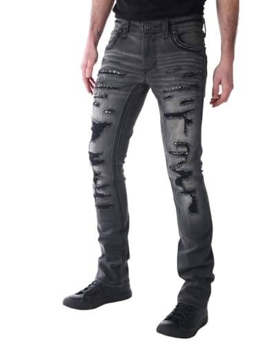 Affliction Mens Denim Jeans Gage Alchemy Inseam 34" 5