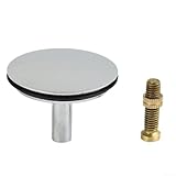 Photo Gallery comfyharbor 1 cuneo per vasca da bagno, 43 mm, tappo di scarico per lavandino e vasca da bagno, design in rame cromato, per vasca da bagno Photo Gallery comfyharbor 1 cuneo per vasca da bagno, 43 mm, tappo di scarico per lavandino e vasca da bagno, design in rame cromato, per vasca da bagno