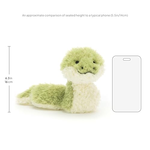 Image of Jellycat Little Snake Stuffed Animal, 8 inches - Reptile Plush Toy - Classic Children's Gift