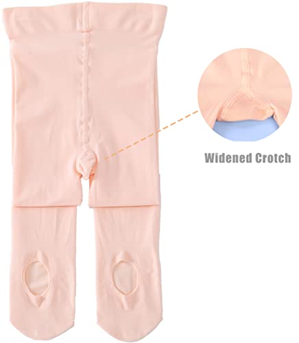 Image of MdnMd Girls' Women's Ballet Tights Ultra Soft Convertible Dance Leggings Transition Tights for Toddler Kids Adult