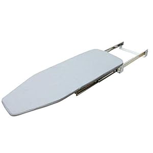 Tavolo da Stiro ASSE da Stiro a Scomparsa Push-Pull Pieghevole Rotary Buffer autobloccante nel Guardaroba Armadio ASSE da Stiro (Color : Gray, Size : 80×30.5cm)