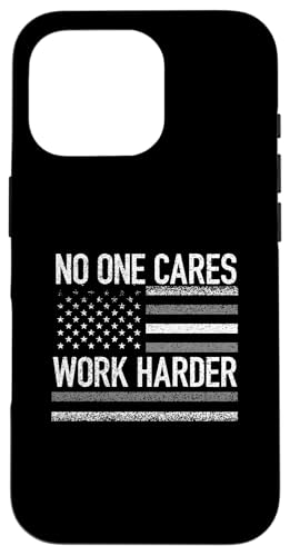 No One Cares Work Harder `x[V߂郏[NAEgW AJ X}zP[X iPhone 16 Pro p