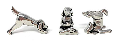 Basic Spirit Yoga Dogs - Dogs in Yoga Poses Pewter Figurines