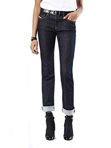 Diesel Bootzee-St 0881K Jean coupe droite Bootcut pour femme, bleu foncé, 25W / 30L