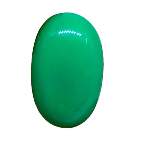 Chrysoprase naturelle ovale 22x13mm pour création de bijoux DIY