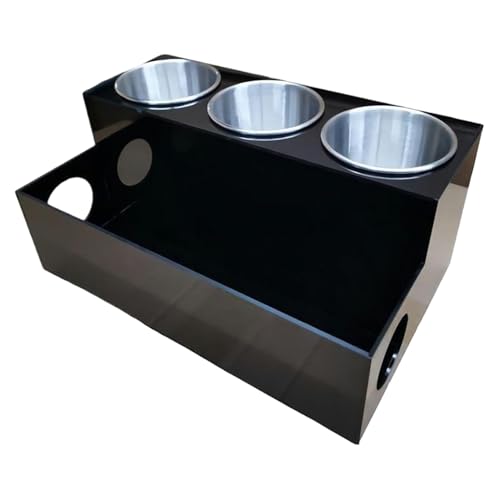 Genérico Organización herramientas para el cabello: caja de almacenamiento de inodoro resistente, soporte de estilo multipropósito | Organizador de accesorios Casa de peluquería Baño Belleza B