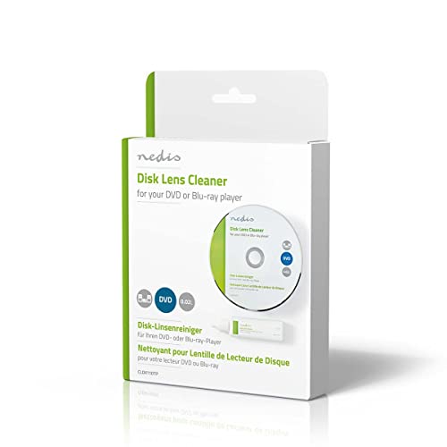 NEDIS CD LinsenreinigerCleaner | Reinigungsdisk | 20 ml | Blu-ray Player/CD-Player/DVD Spieler Transparent