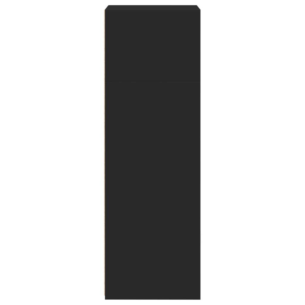 Armadio alto nero, 45 x 41 x 124 cm, in legno