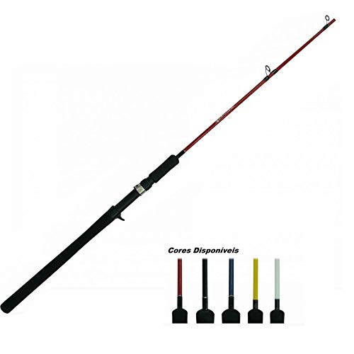 Kit Carretilha AF103 11 Rolamentos + Vara Estrela 1,68m 10-20 Lbs Marine Sports Cor:azul;Lado:direit