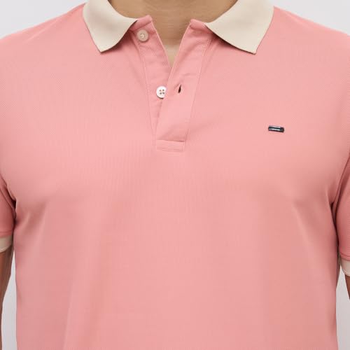 Image of Nostrum Mary Half Sleeve Polo T-Shirt with Two-Tone Collar, Stylish T Shirt for Men, Polo Tshirts for Men, Cotton T Shirt for Man, Casual Tshirt for Mens Boys