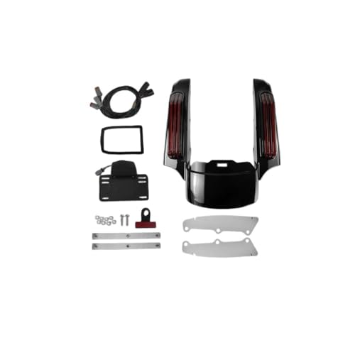 Kit Garde-Boue arrière Moto Touring avec Éclairage LED Étanche et Robuste