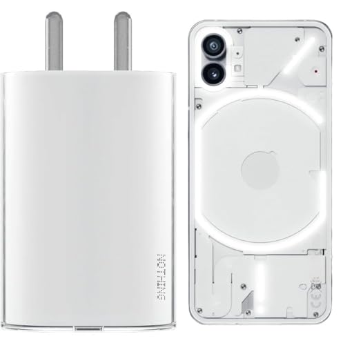 Image of Nothing Original 45W Rapid Charger Adapter for CMF Phone 1 /Nothing Phone 2A /Phone 2a Plus /Phone 2 /Phone 1 /Pixel 9 Pro XL /S24 Ultra /S23 | Support CMF 33w Power for Mobile, 45Watt C-Type Charge, White