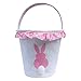 Osterhasen-Taschen, Osterhasen Körbe Kaninchen Ohren Design Jute Stoff Ostertüte Hase Tragetaschen für Kinder Eier, Süßigkeiten und Geschenke Carry Bucket at Easter Party Geschenken zu Osterparty