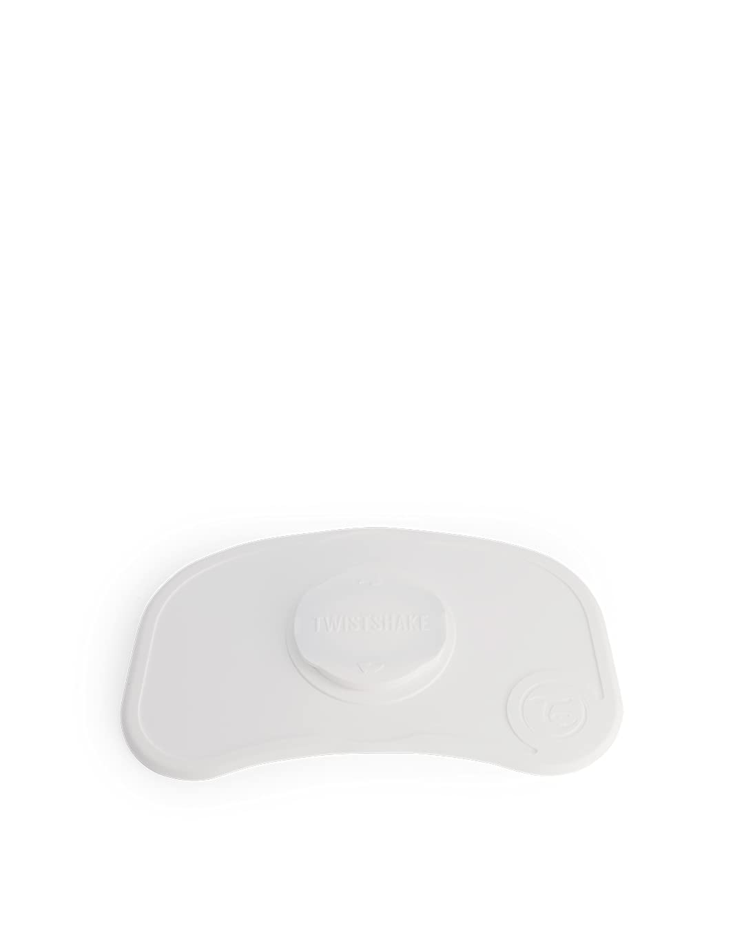 Twistshake Click Mat Non-Slip Silicone Base for Babies, 38 x 25 cm, BPA Free, White D2C