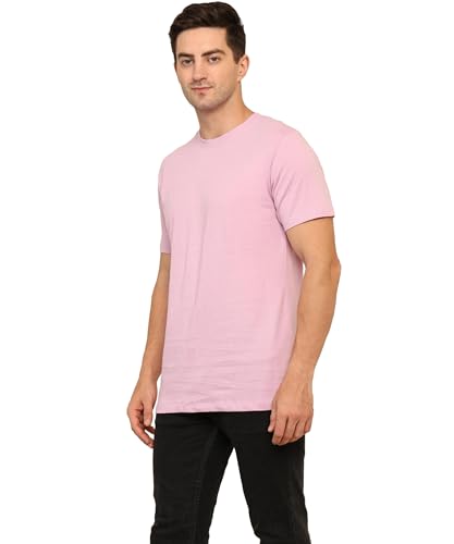 Image of Unisex Round Neck Plain T-Shirt | Combed Bio-Washed Ring Spun Cotton for Men & Women, Short Sleeves
